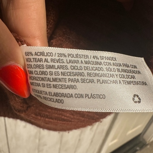 Universal Thread Brown and Cream Striped Sweater Size L - Picture 5 of 5